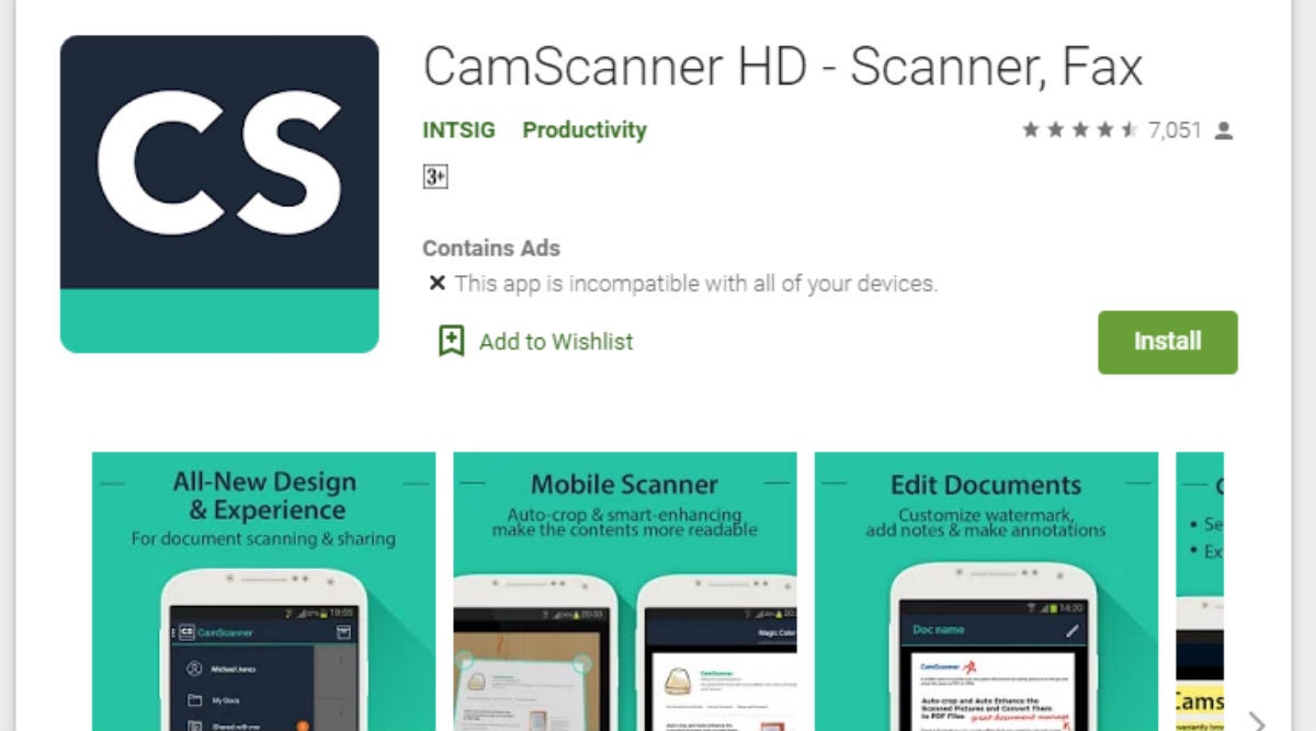 camscanner premium price