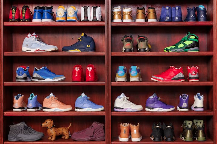 DJ Khaled Shows Off His Sneaker Collection