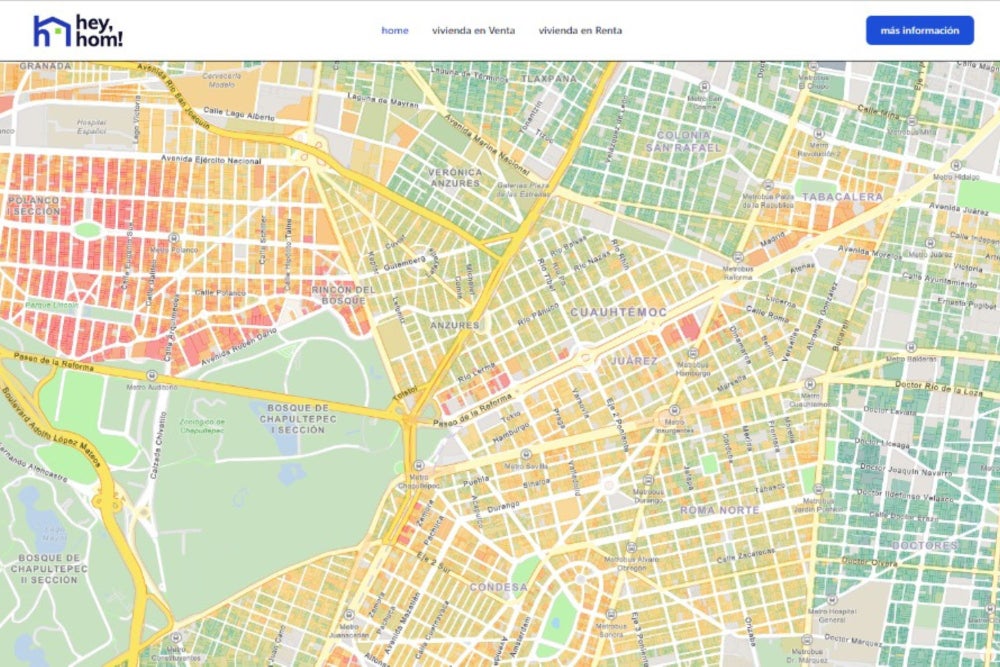 hey, hom! lanza mapa virtual.