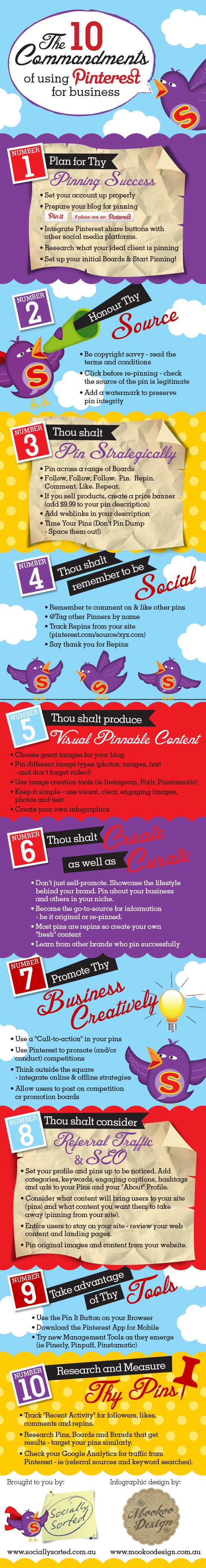 The 10 Commandments of Using Pinterest for Business