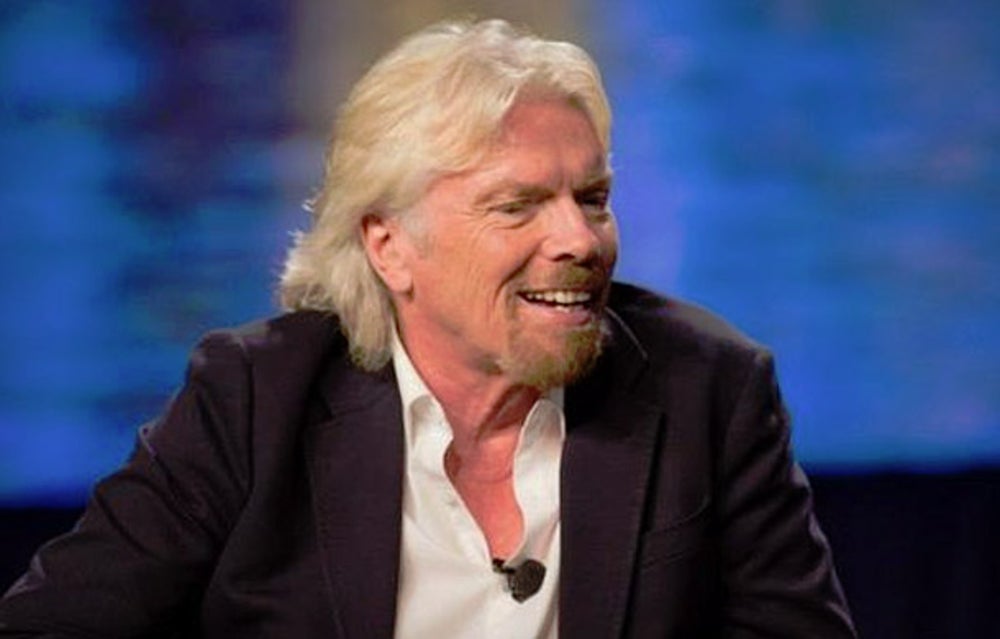 Richard Branson, founder of the Virgin Group
