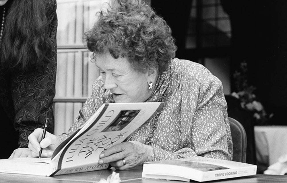Julia Child worked in advertising and media before writing her first cookbook when she was 50, launching her career as a celebrity chef.