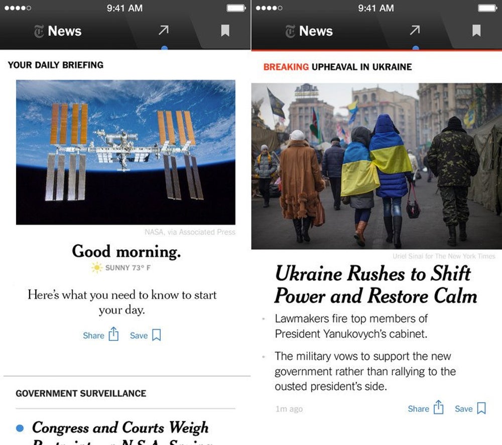 NYT Now is a great way to get your news on the run.