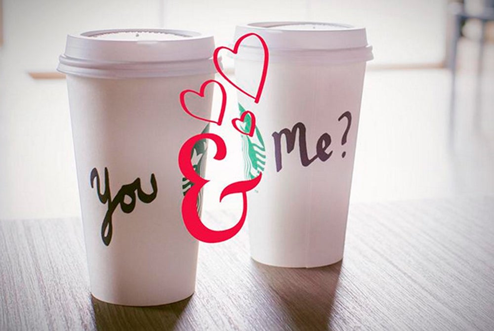 Partner up for the "World's Largest Starbucks Date."