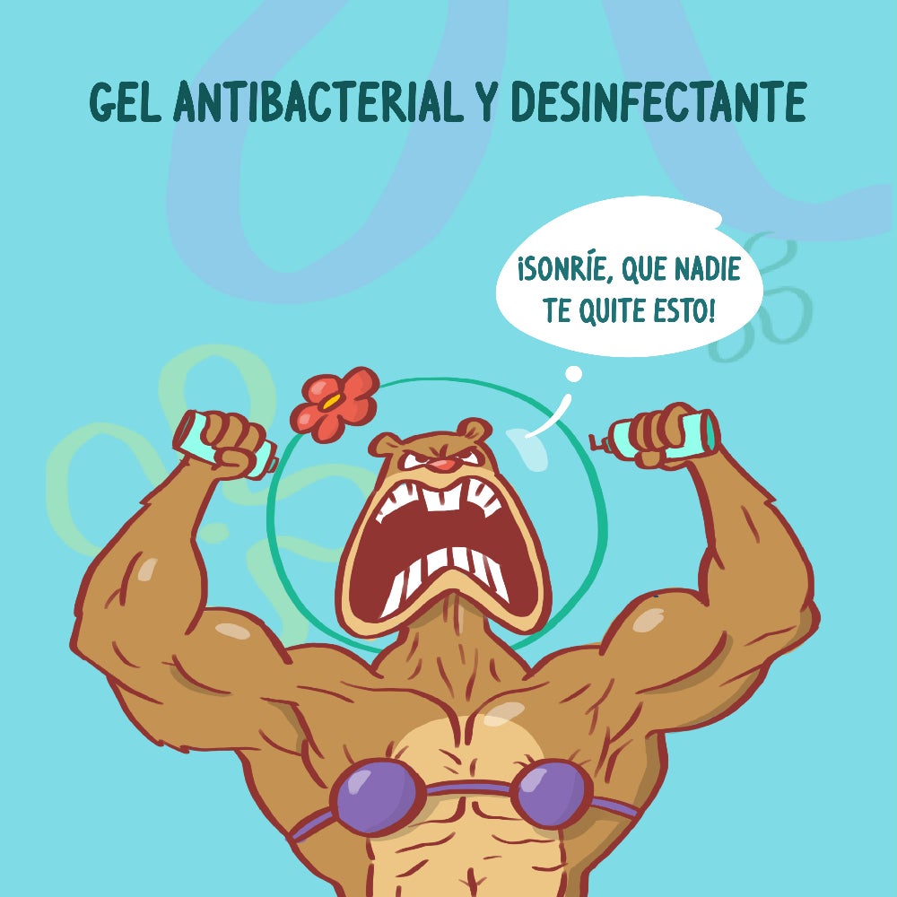 Gel antibacterial y desinfectante