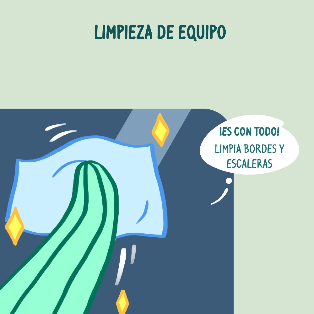 Limpieza de equipo