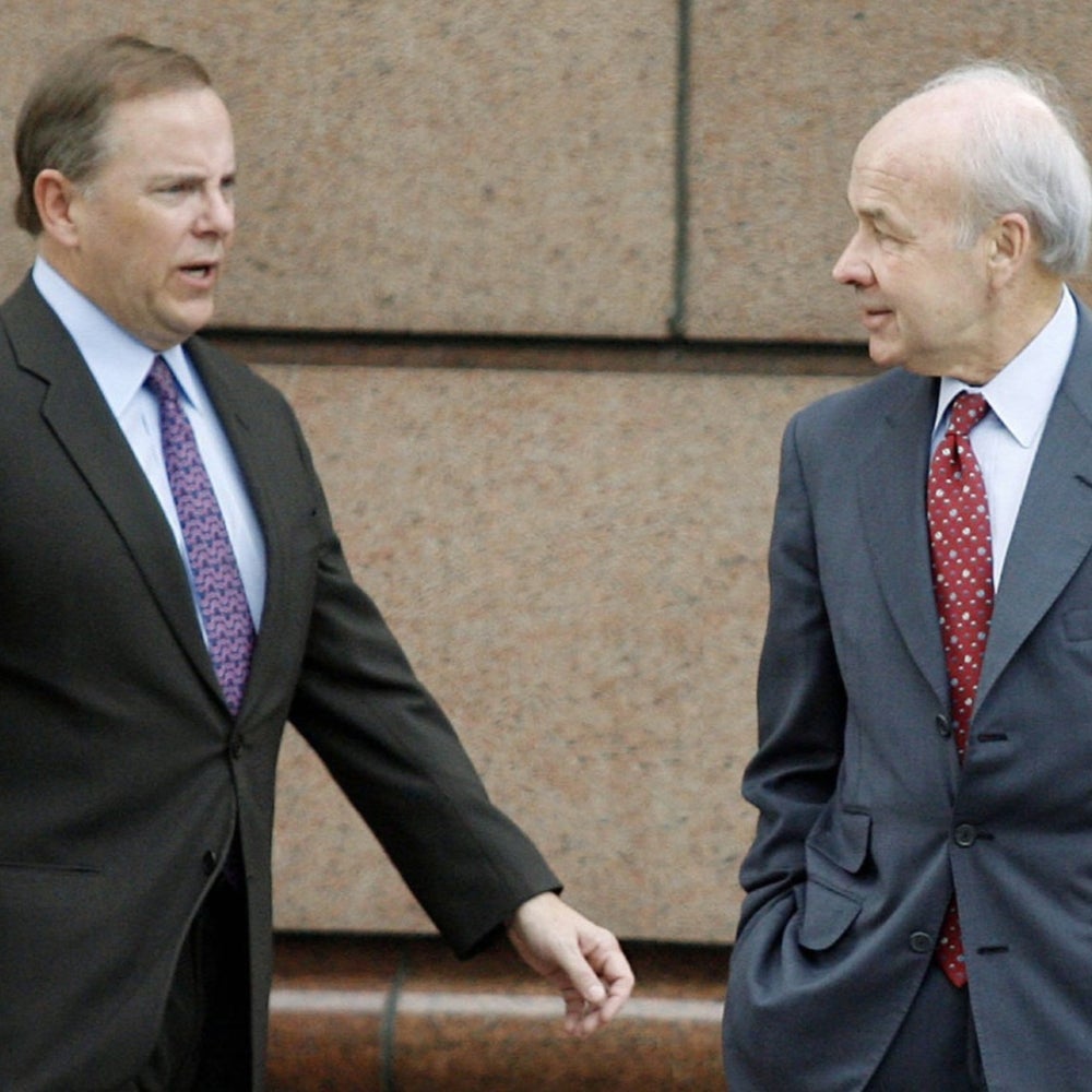 Kenneth Lay y Jeffrey Skilling