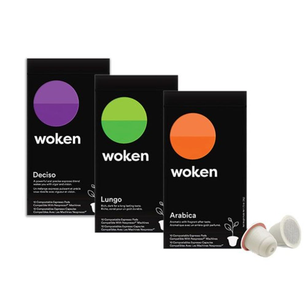 Compostable Espresso Pods: 60-Capsule Mix
