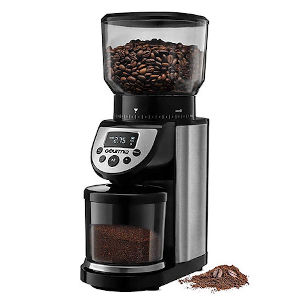 Gourmia® GCG205 14-Oz Automatic 4-Mode Digital Conical Burr Grinder