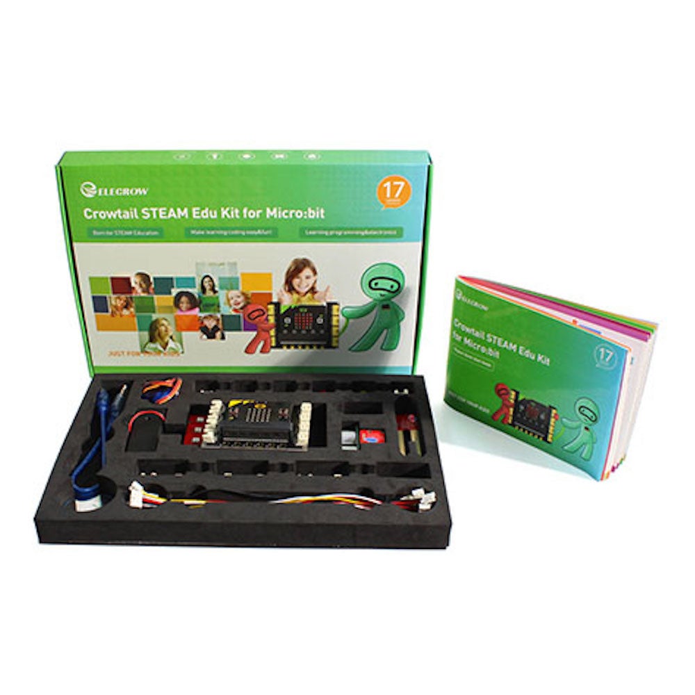 Crowtail STEAM Educational Basic Starter Kit (with Microbit Board and Tutorial)