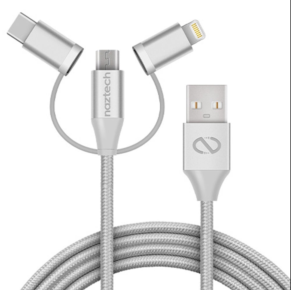 Naztech 6' Hybrid 3-in-1 Charge & Sync Cable