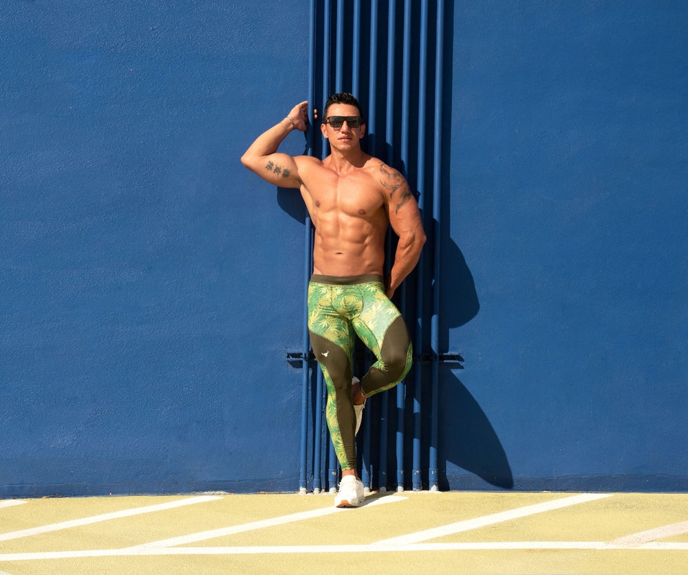 Matador Meggings with Weed Print