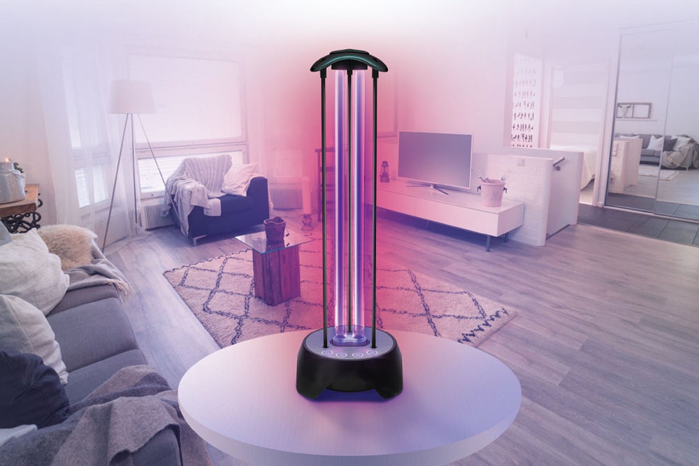 The Best Tech Gadgets on Sale Now 7 FirstHealth™ Full Room UV-C Sterilizing Lamp with Motion Sensor