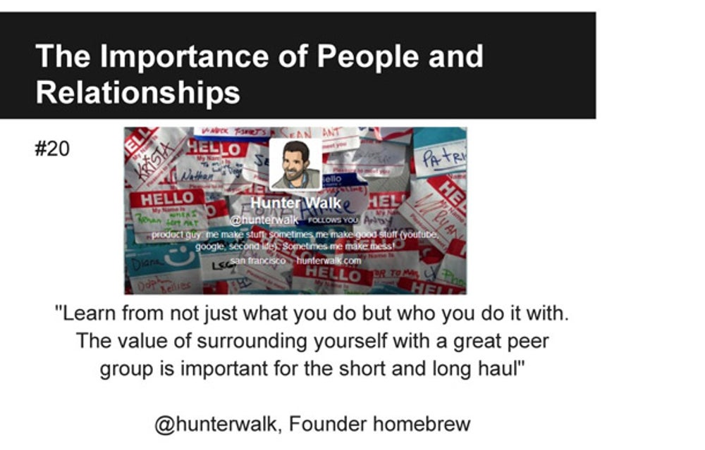 Hunter Walk, Director of Product Management at YouTube