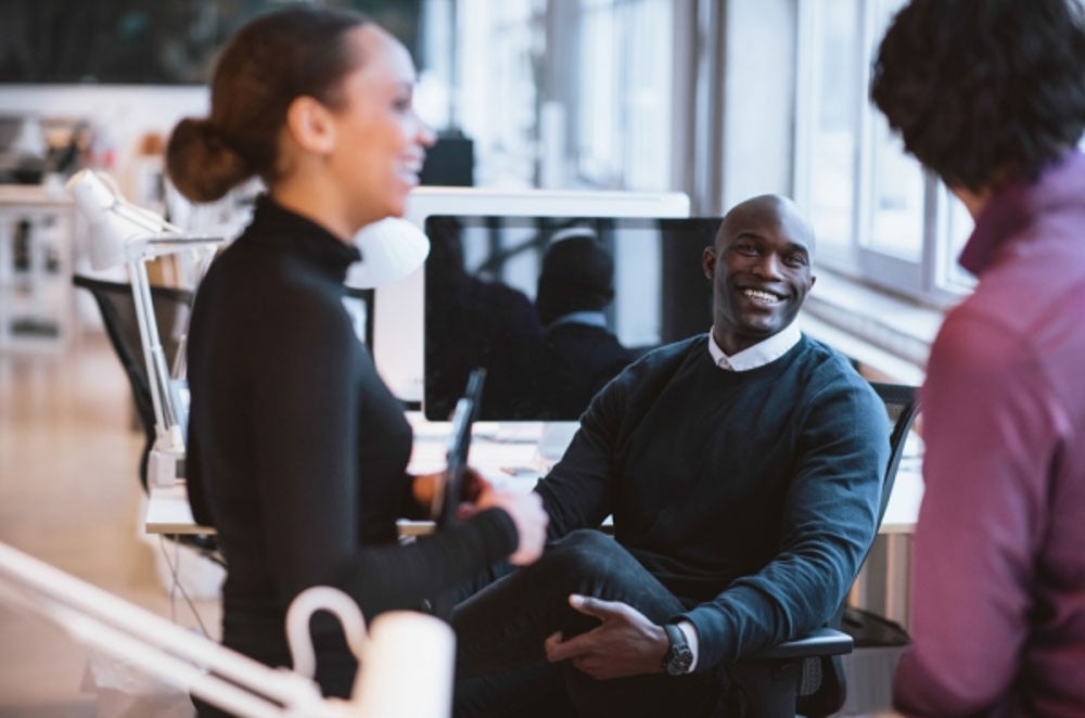 6. Co-worker chitchat