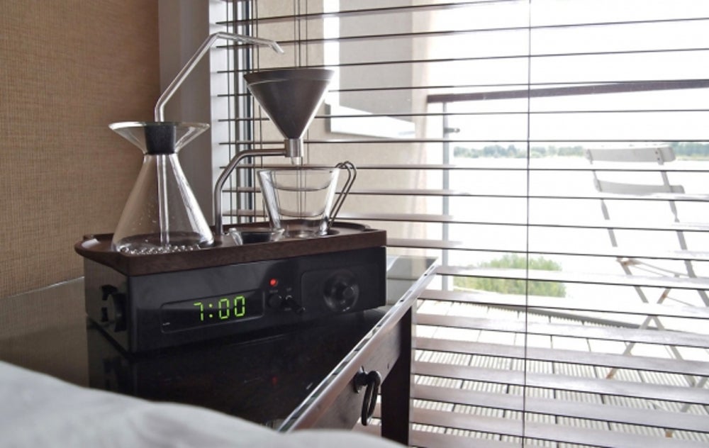 The coffee alarm