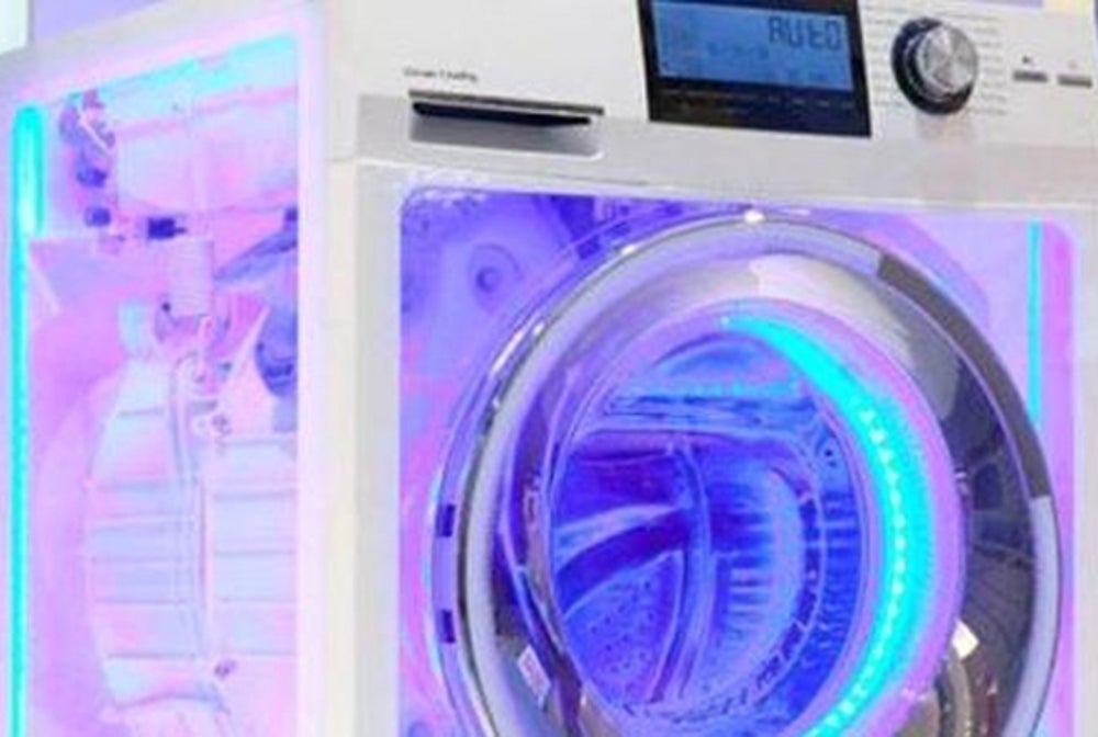 Haier's transparent washing machine