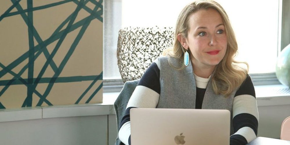 Alexa von Tobel: Get up, dress up and show up.