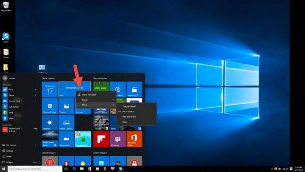 Right-Click on Tiles