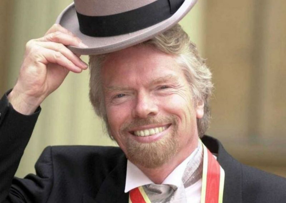 5. Richard Branson criaba aves