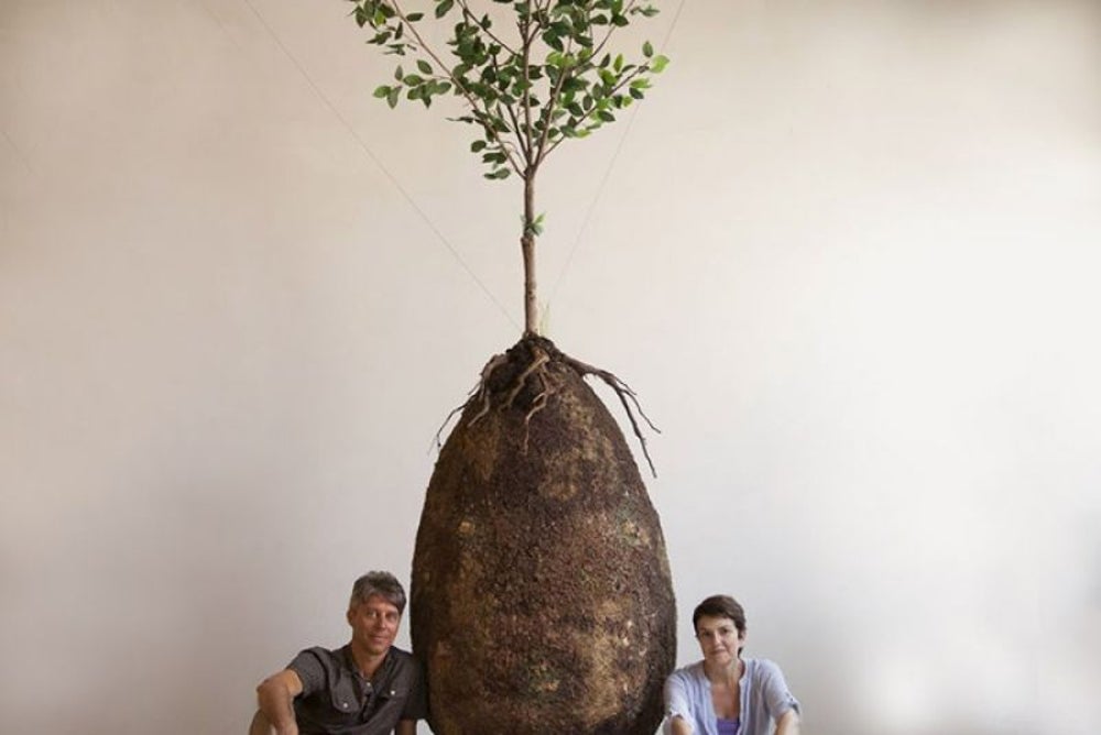Organic burial pods
