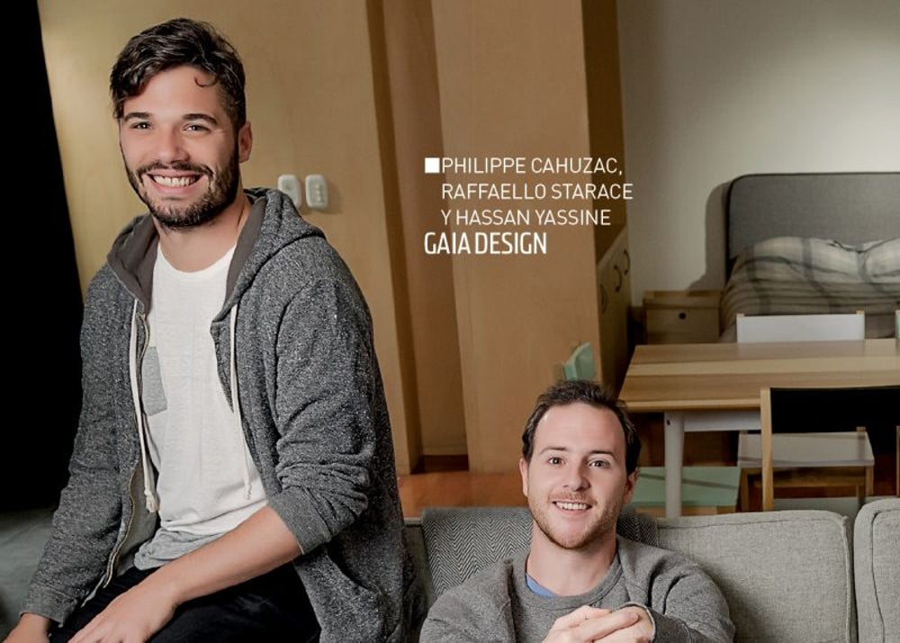 Philippe Cahuzac, Raffaello Starace y Hassan Yassine