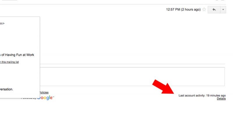 Find out if someone was in your account.