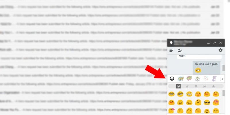 Add some emoji to your messages.