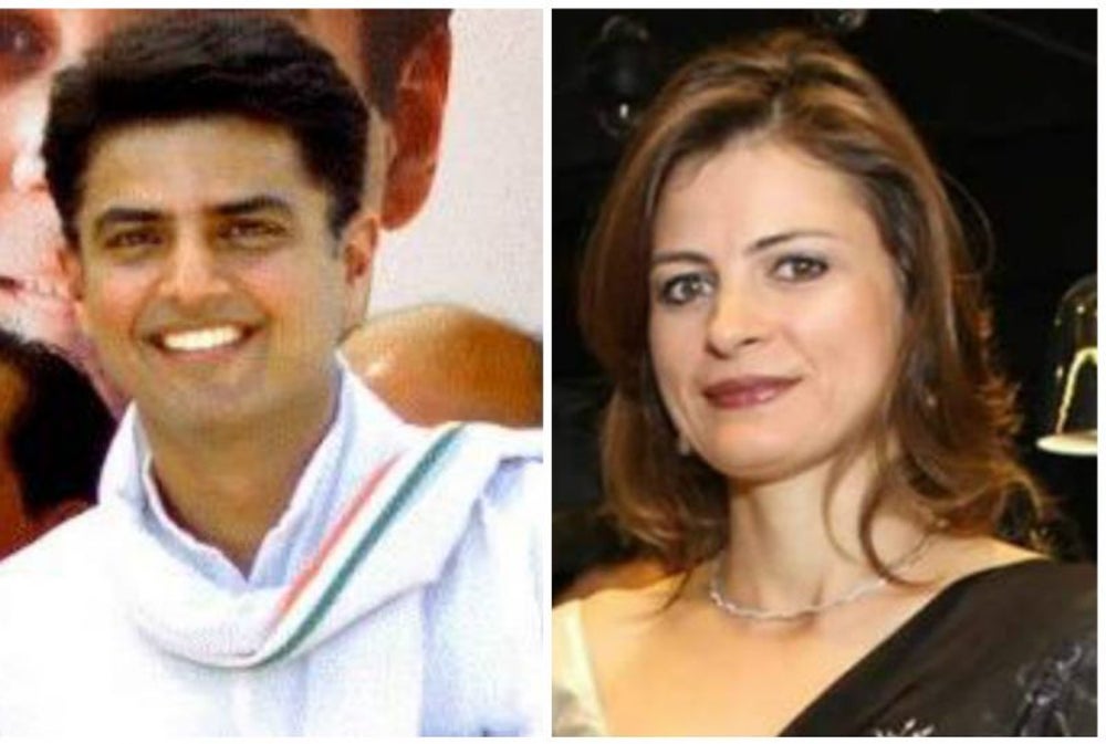 Sachin Pilot and Sarah Pilot