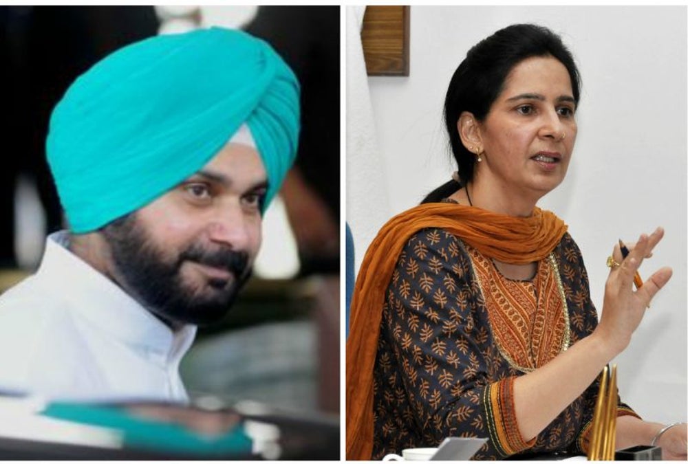 Navjot Singh Sidhu and Navjot Kaur Sidhu