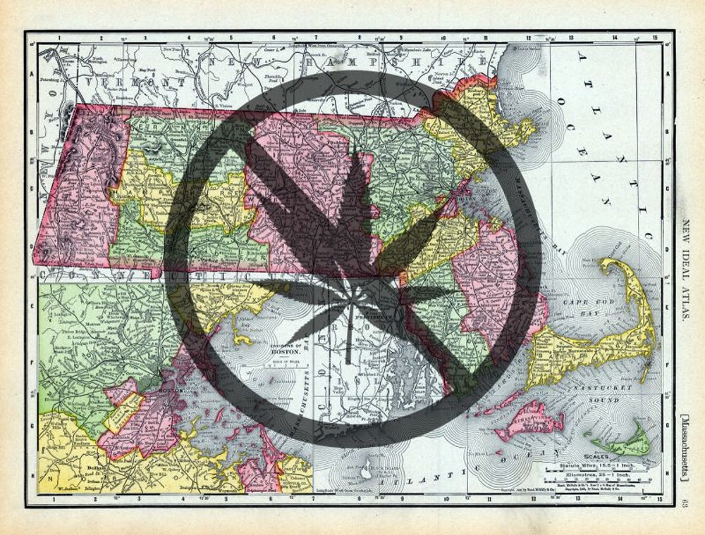 Massachusetts outlaws cannabis in 1911.