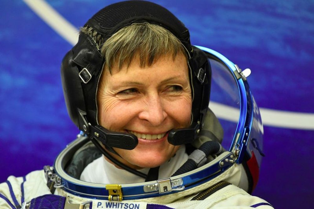 Peggy Whitson sets record for most days spent in space by a U.S. astronaut.