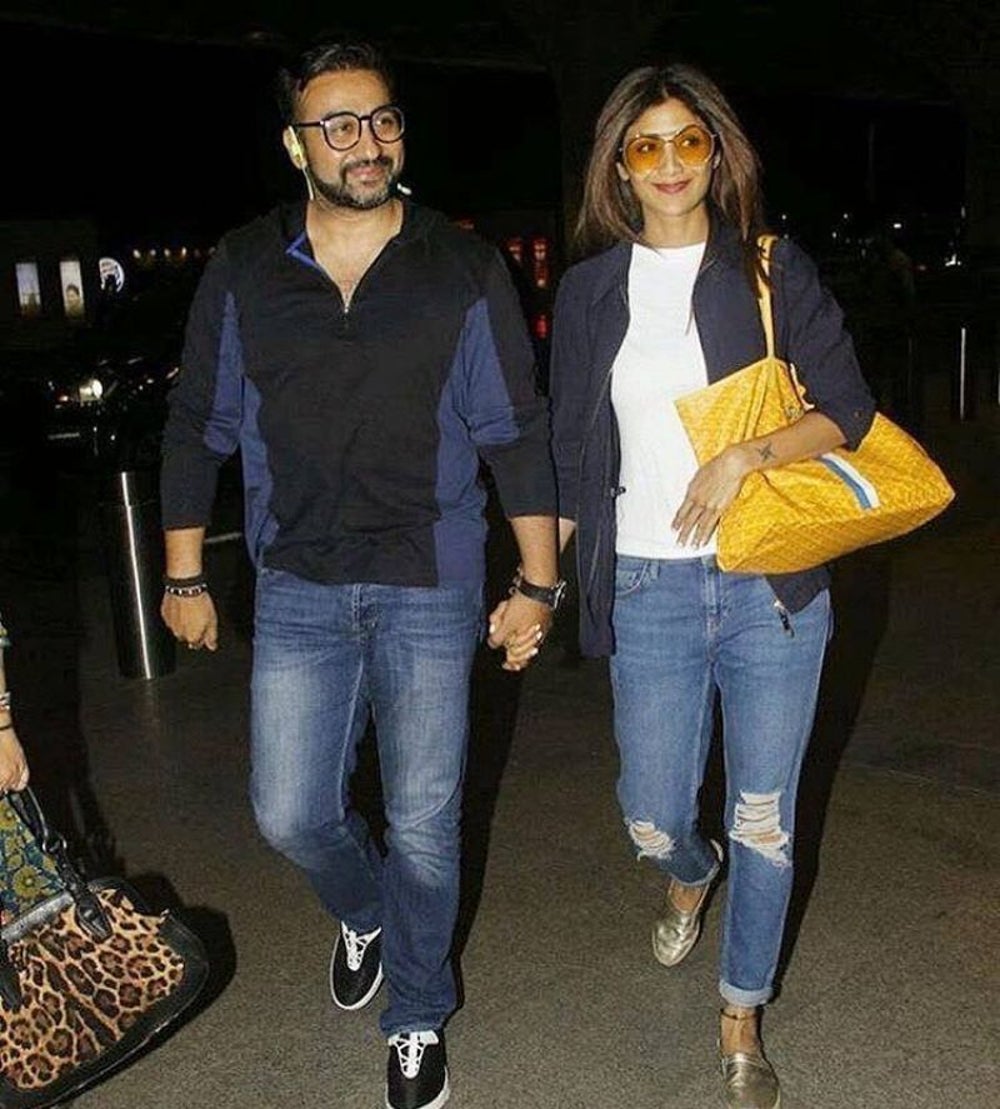 Raj Kundra and Shilpa Shetty