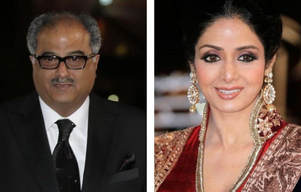 Boney Kapoor and SrI Devi