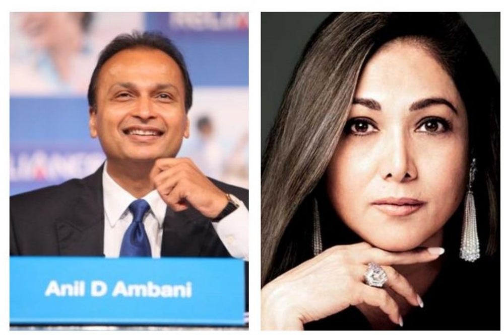 Anil and Tina Ambani