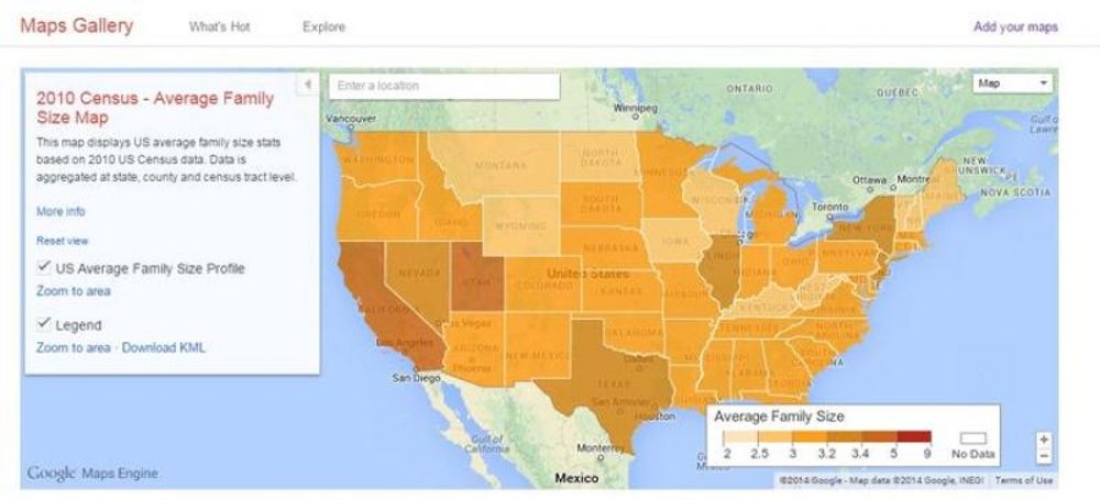 Explore maps galleries.