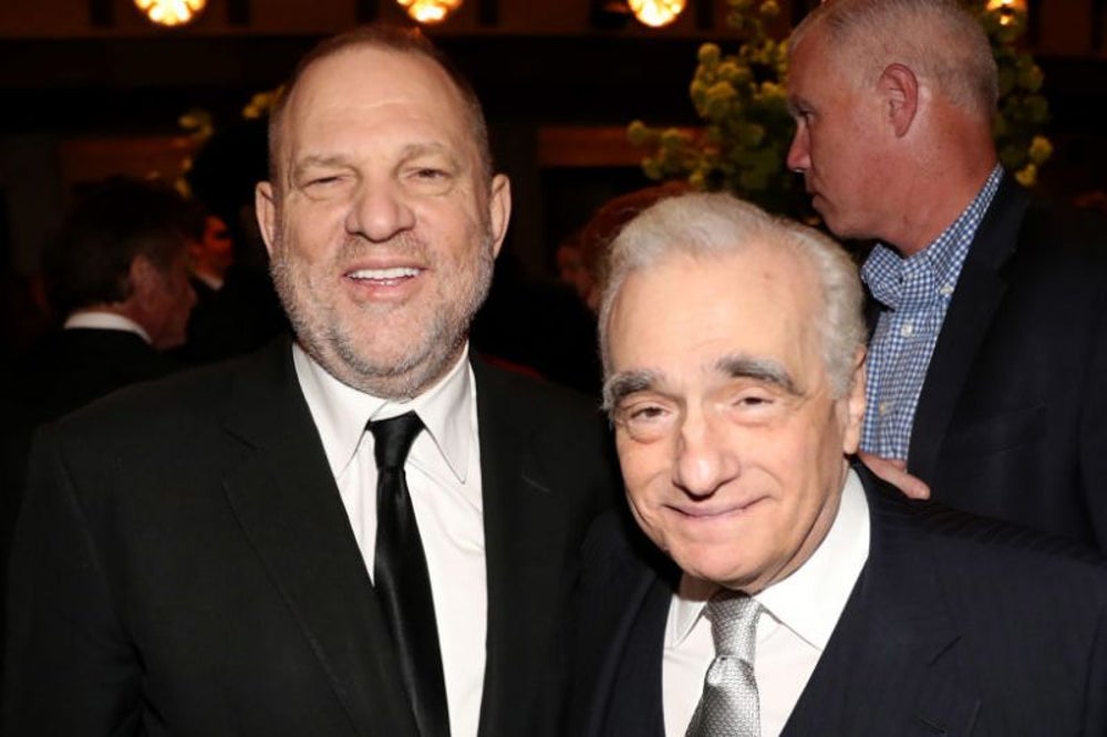 Harvey Weinstein looks for buried treasure.