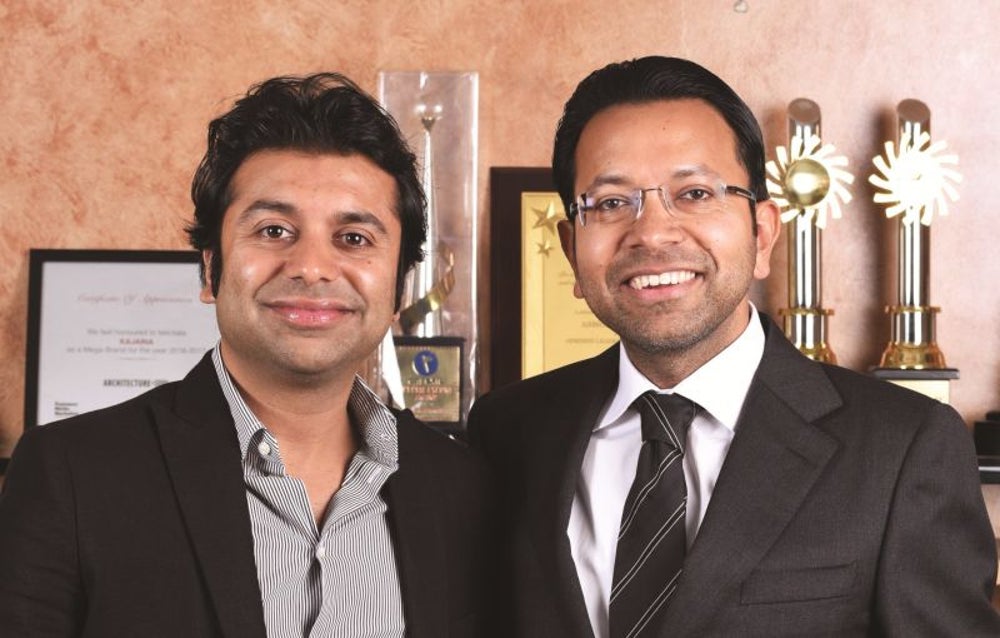 Tiling Success With Great Interest - RISHI KAJARIA l 38; CHETAN KAJARIA l 42 Joint Managing Directors, Kajaria Ceramics Ltd.