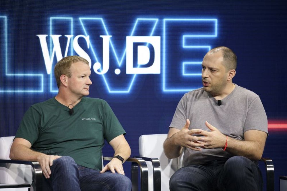 Jan Koum and Brian Acton, WhatsApp