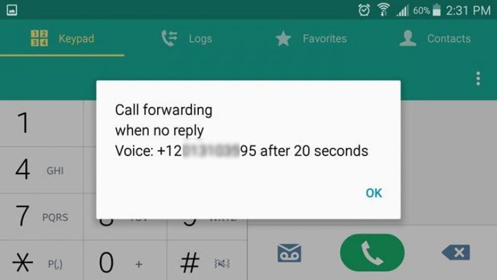 Get even more info on call forwarding: *#61#