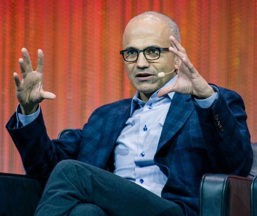 Satya Nadella @satyanadella (1.38M)