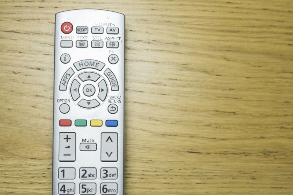Don't touch the remote.