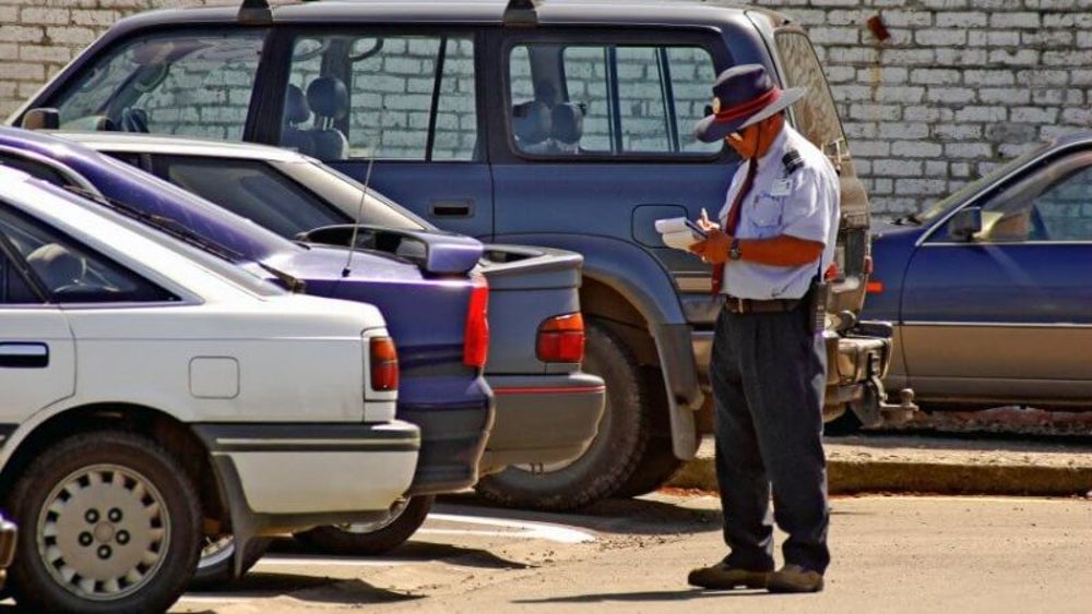 Parking enforcement workers