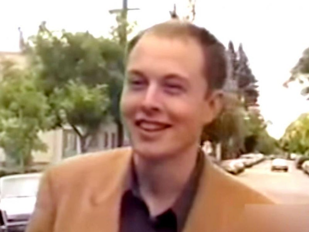 Tesla and SpaceX CEO and founder Elon Musk was running his first internet company.