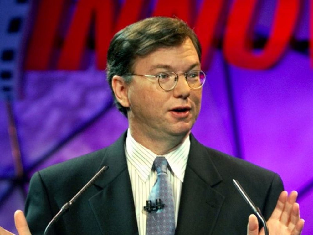 Google Executive Chairman Eric Schmidt was building a deep background in computer science.
