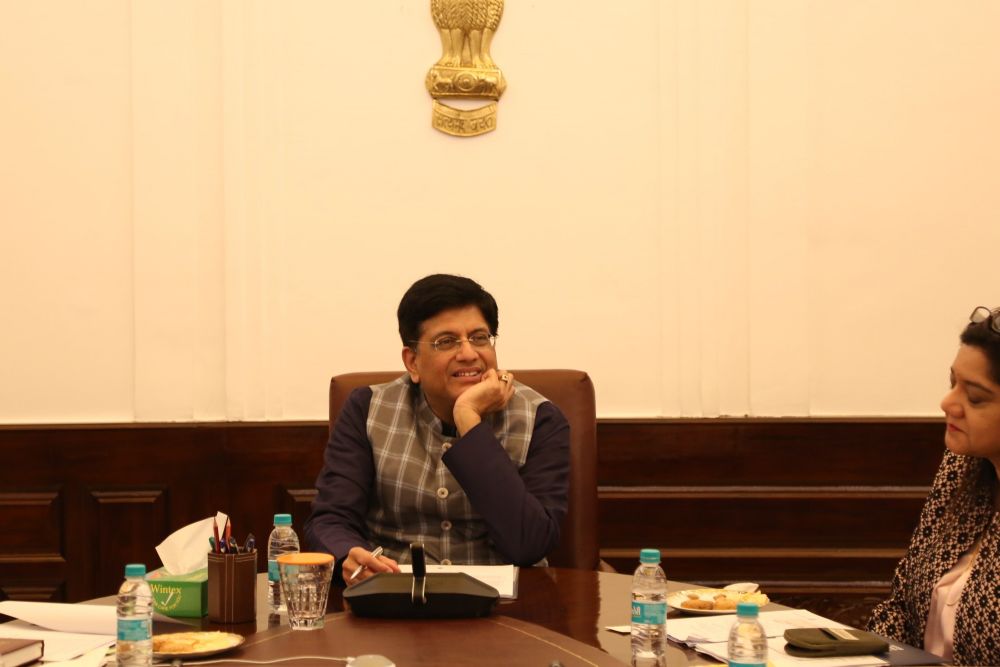 Piyush Goyal - Ministry of Railways , Minister of Commerce and Industry