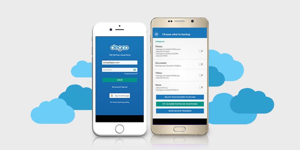 Degoo Premium: Lifetime 10TB Backup Plan