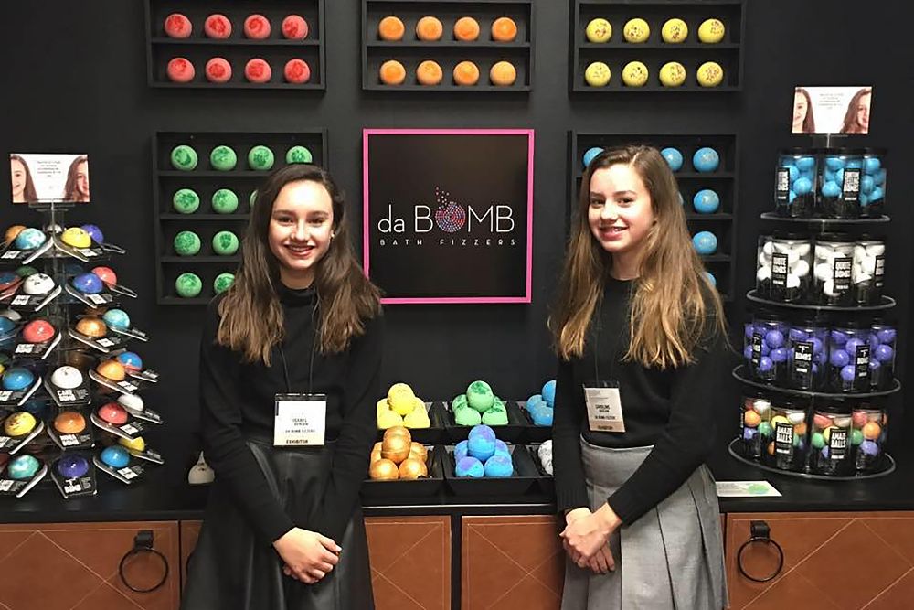 Caroline and Isabel Bercaw, founders of Da Bomb Bath