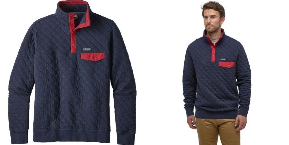 Patagonia Organic Cotton Quilt Snap-T Fleece Pullover