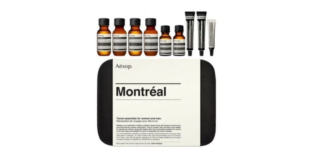 Aesop Montreal Nine-Piece Travel Grooming Set